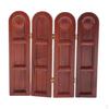 Wood Miniature Screen 1/12 Dollhouse Decoration Accessories Wooden Furniture DIY Making Supplies Any