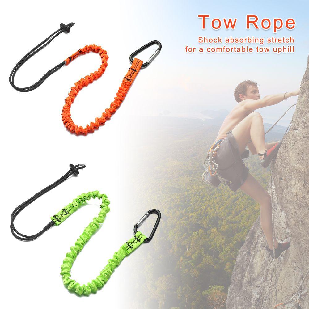 Rally Rope Strap Hooks Portable Tow Rope Safety Bungee Cord Bike Tow Cable Towing Pull Rope