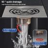 Anti Odor Drain Cover Square Basin Drain Filter  Old Floor Drains Remodeling Accessory