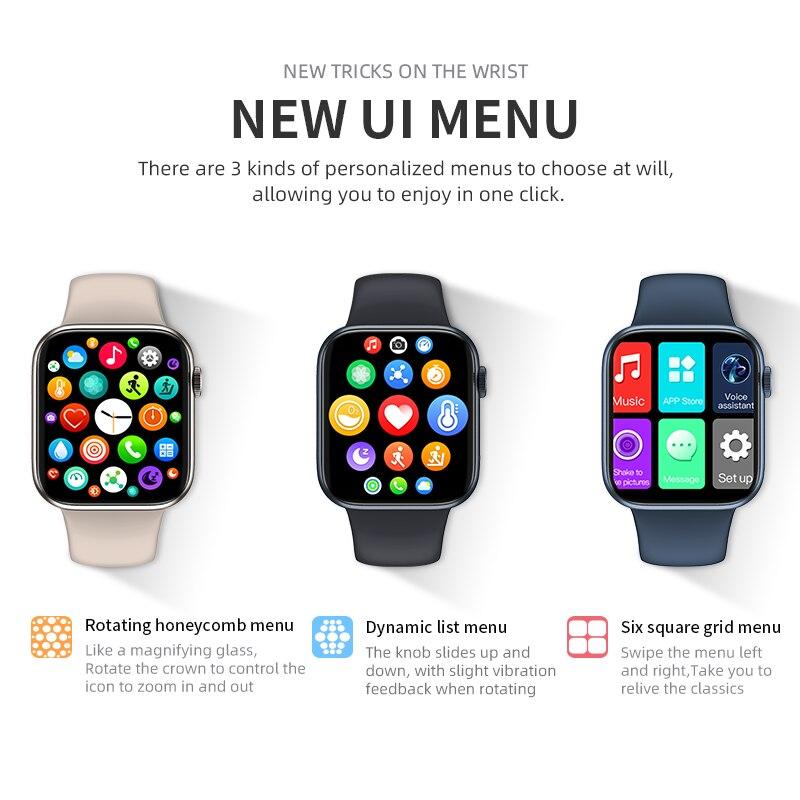 Смарт-часы серии 9 для мужчин, офлайн-платежи по сердечному ритму, голосовой помощник, Bluetooth-вызов, обмен местоположением, женские умные часы