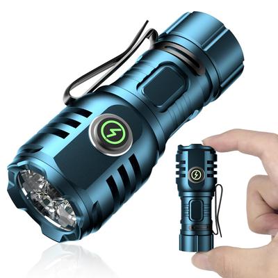 2024 Новый улучшенный светодиодный фонарик EDC Маленький легкий удобный фонарь Высокая яркость USB перезаряжаемый фонарик Яркий 8 режимов освещения Мини-фонарь