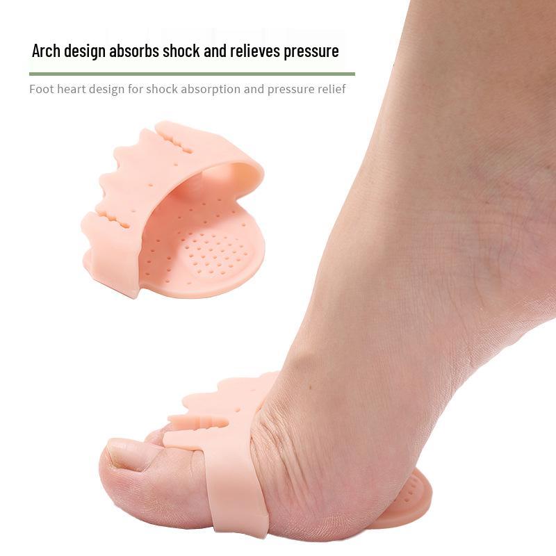 Silicone Five-Finger Toe & Arch Separator for Valgus and Thumb Overlapping Alignment