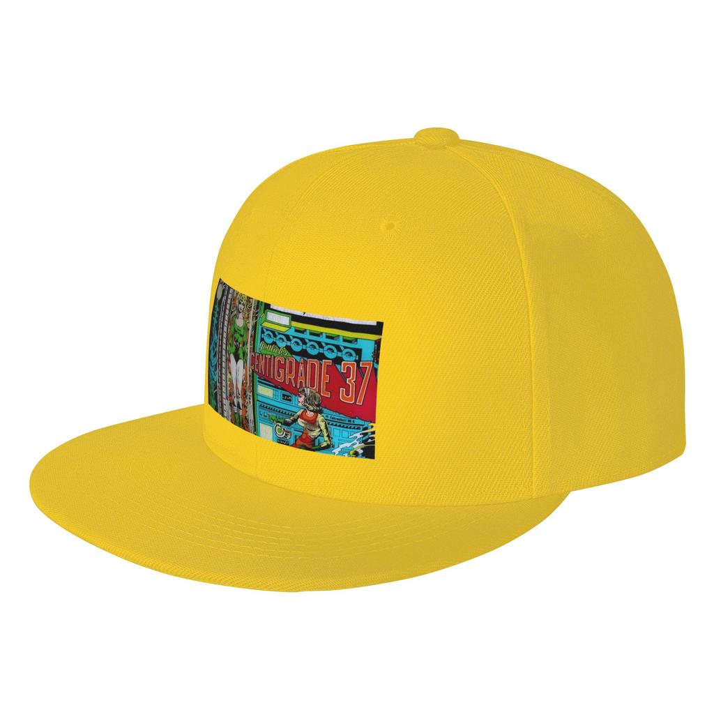 Fashion Centigrade s Pinball Art Flat Brim Sun Hat American Retro Hats For Unisex