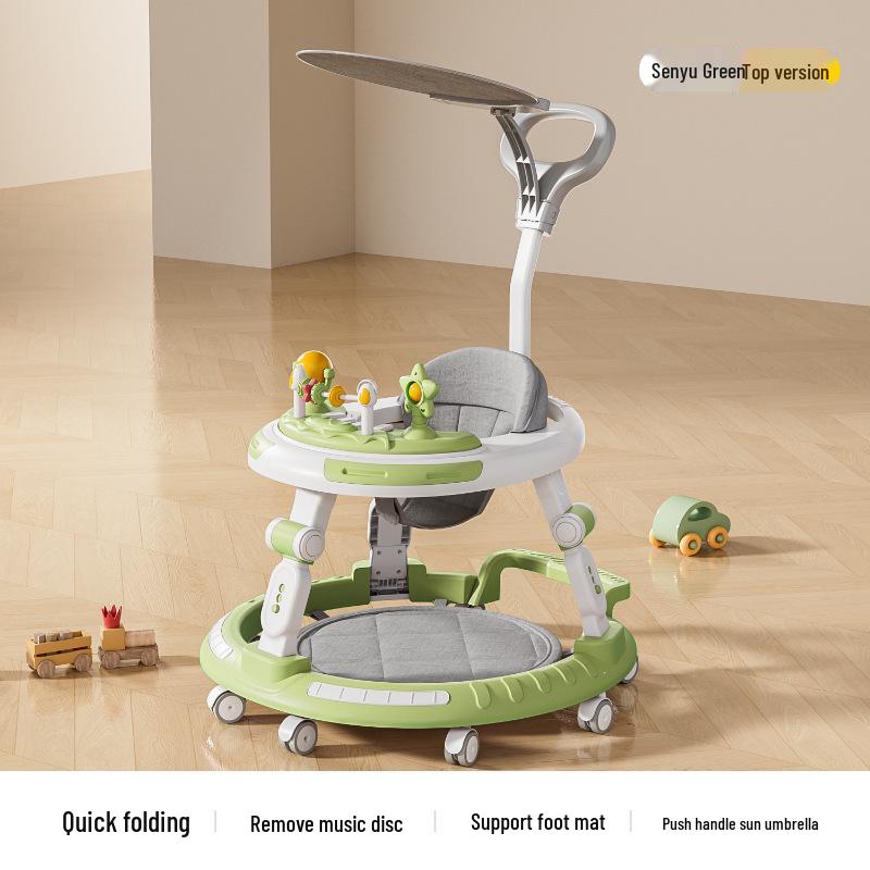 Регулируемая ходунок и стульчик для кормления для детей от 6 месяцев до 3 лет - Функции защиты от переворачивания и Х-образных ног