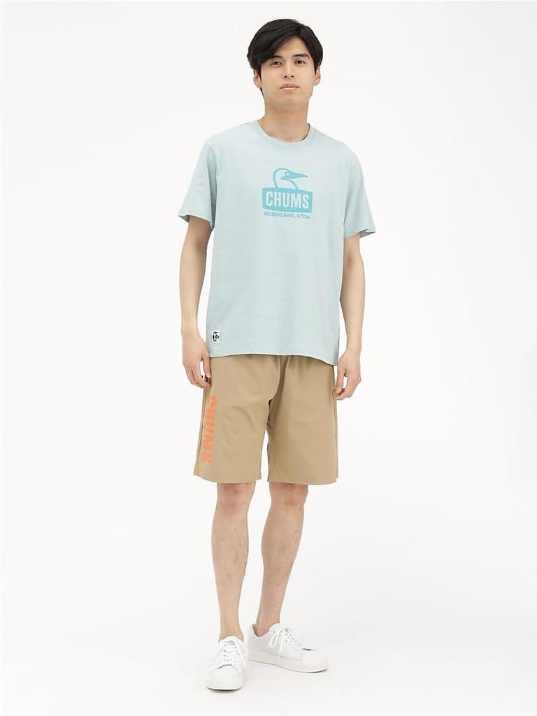 Футболка Booby Face O [Chums] Футболка мужская белая/темно-синяя