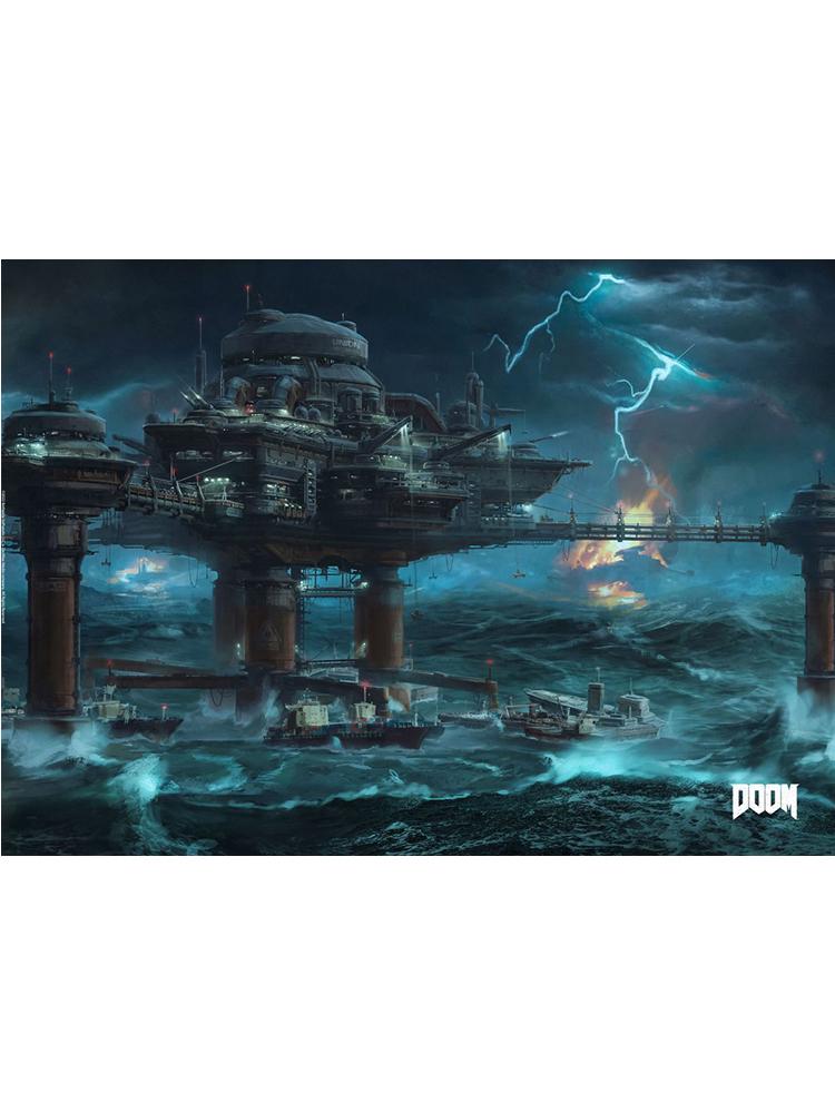 Игра DOOM видео классический игровой постер настенная живопись на холсте картины для гостиной домашний декор принты плакаты