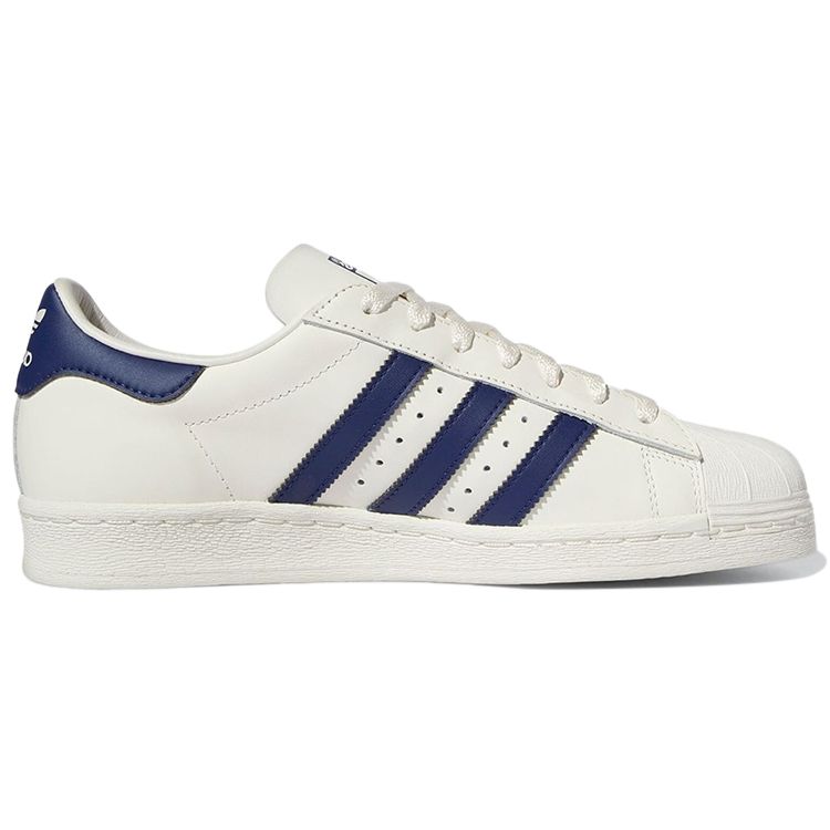 Adidas Superstar 82 White Dark Blue Unisex Sneakers Cloud-White Off-White GZ1537