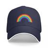 Cute Rainbow HAPPY PRIDE Cap Fashion Casual Baseball Caps Adjustable Hat Hip Hop Summer Unisex Baseball Hats