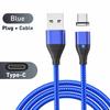 Магнитный кабель для быстрой зарядки Micro USB Type C для мобильного телефона Samsung Realme Oneplus Huawei Магнитный провод Data Cord
