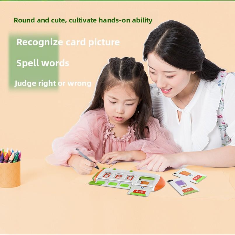 Early Education Reading Cards Machine, Math & Music Learning Toy for Kids 2-6 Years Old, Insert Card Audio Reader