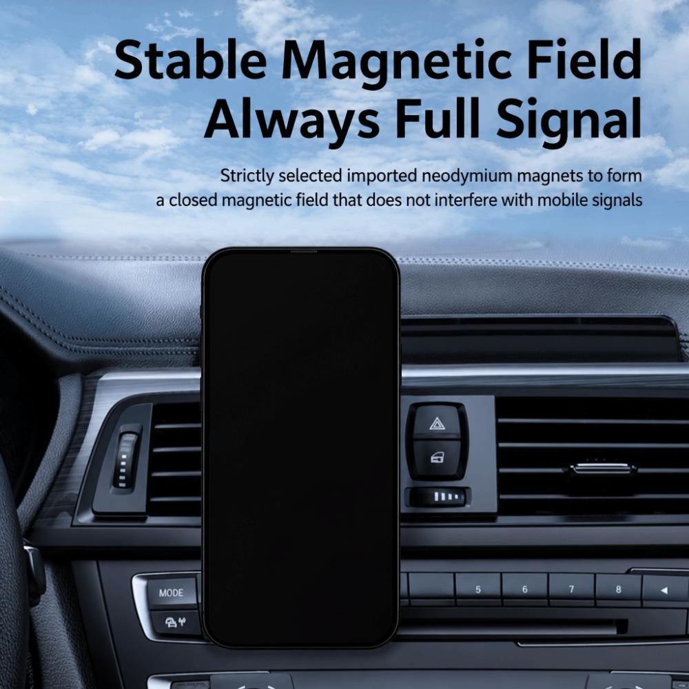 Strong Magnetic Adsorption Phone Mount Anti-Shake Strong Magnetic Adapter Car Navigation