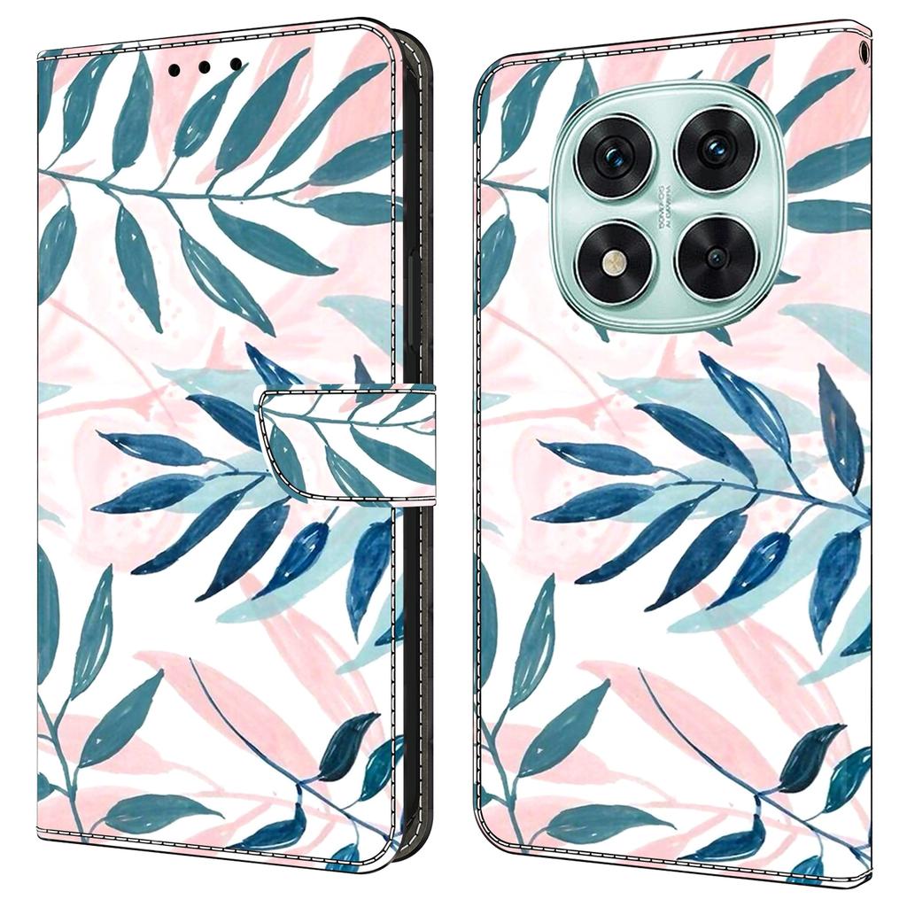 Для Xiaomi Redmi Note 14 Pro 4G Чехол Кошелек Подставка С Принтом Узор Искусственная Кожа Книжка Чехол для Телефона