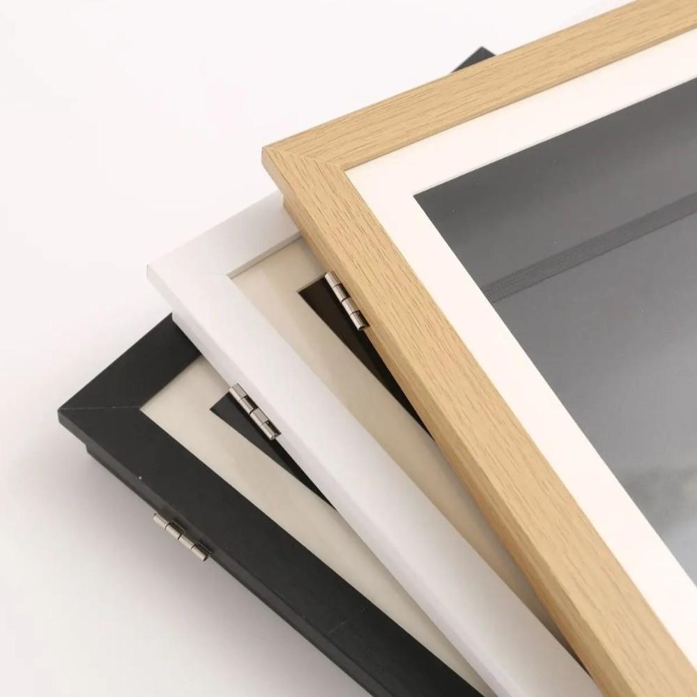 Wall Mount Flip Photo Frame Magnetic Closure Display Frame Children's Art Picture Storage