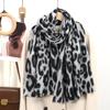 Leopard Printed Cashmere Scarf  Shawls For Woman Autumn And Winter Warm Fashion Long Wraps Muslim Hijab Pashmina Scarves
