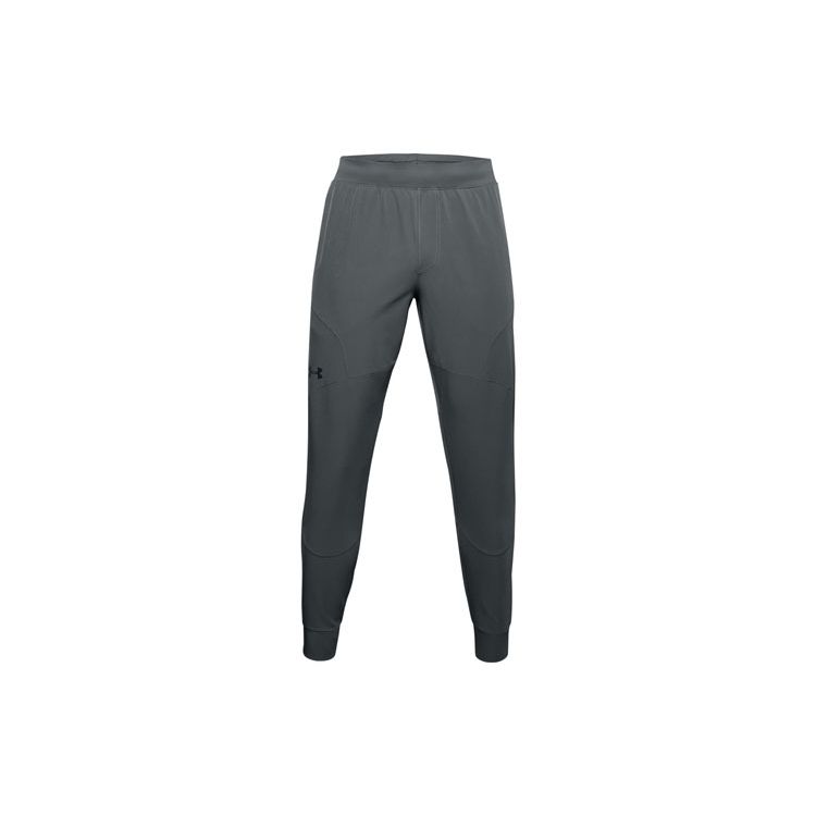 Under Armour Неудержимые спортивные брюки с коническим кроем из тканого материала для мужчин Темно-серый 1352027-012