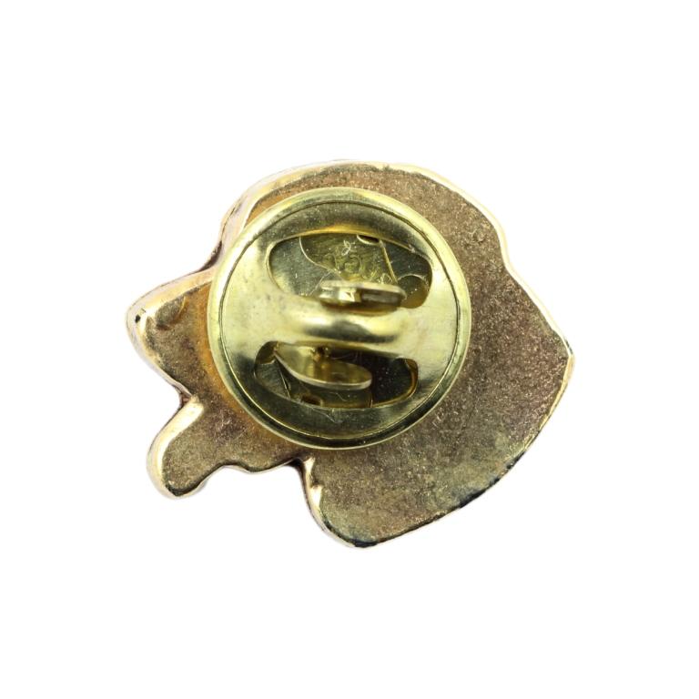 Rottweiler, Rott, Rottie II - gold-plated pin brooch, elegant dog ornament, unique pin by Art-Dog brand