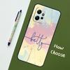 Personalised Name Wotercolour Rainbow For Xiaomi Redmi Note 12S 11S 10S 9S Note 12 8 9 10 11 Pro Phone Case For Redmi 12 9 C 10C