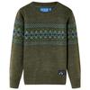 Knitted Pullover for Children Khaki 92/104/116/128/140
