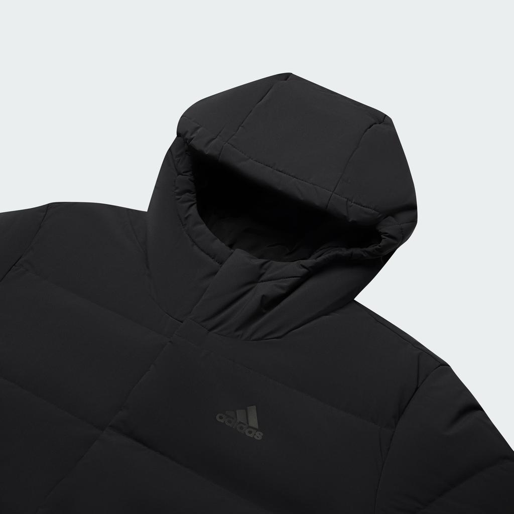 adidas Helionic Пуховик с капюшоном однотонный с длинным рукавом теплый мужской куртка KE5404