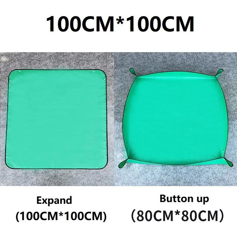 Foldable Gardening Potting Mat Waterproof PE Planting Pad for Succulent Transplanting Repotting Mat