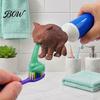 Decorative Toothpaste Tube Squeezer 3D Printed Cat Cap, Funny Vomiting Topper, Creative Bathroom Decor Dispenser for Kids Adults Accessory Meme