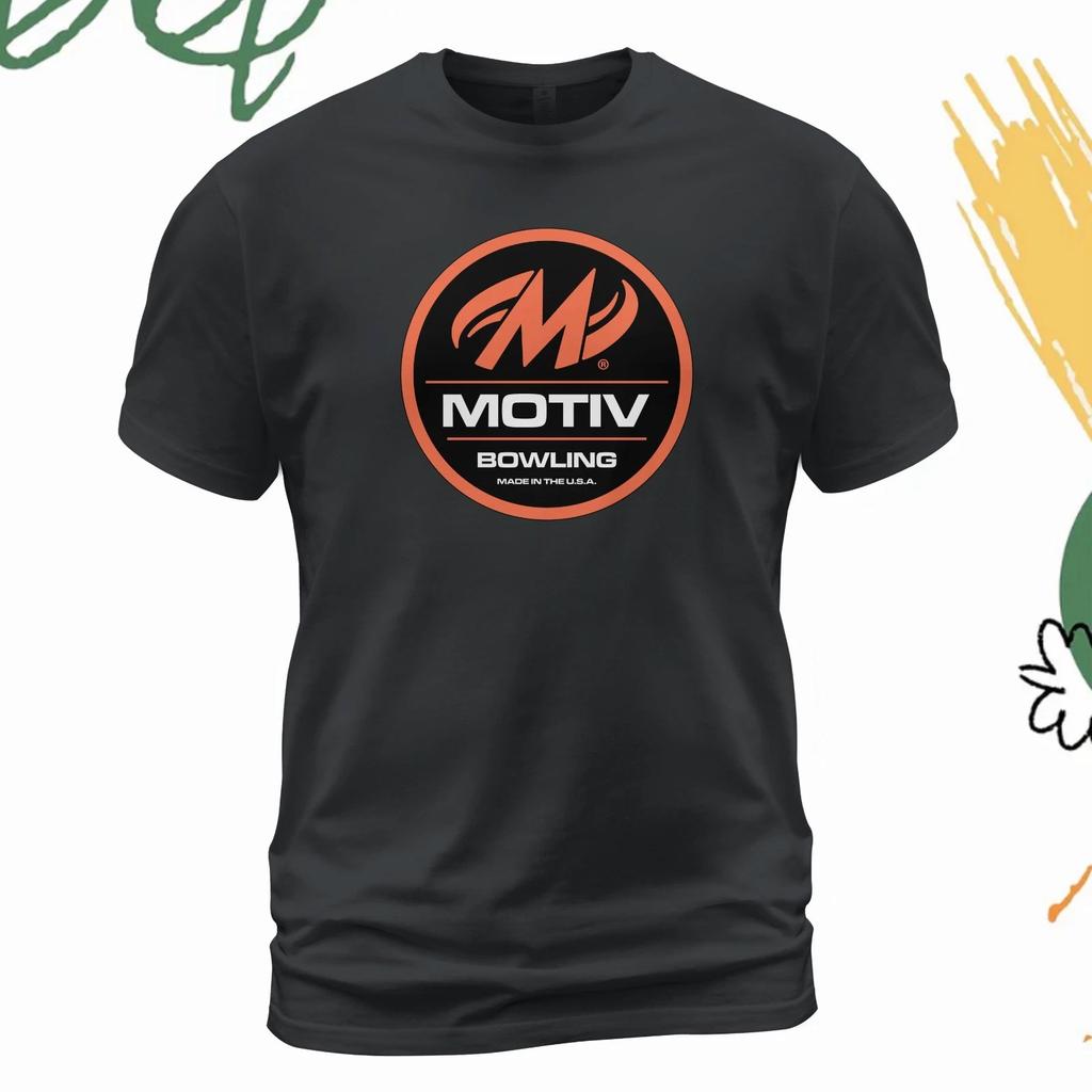 Футболка с логотипом Motiv Bowling Смешная Размеры S-5XL Сделано в США