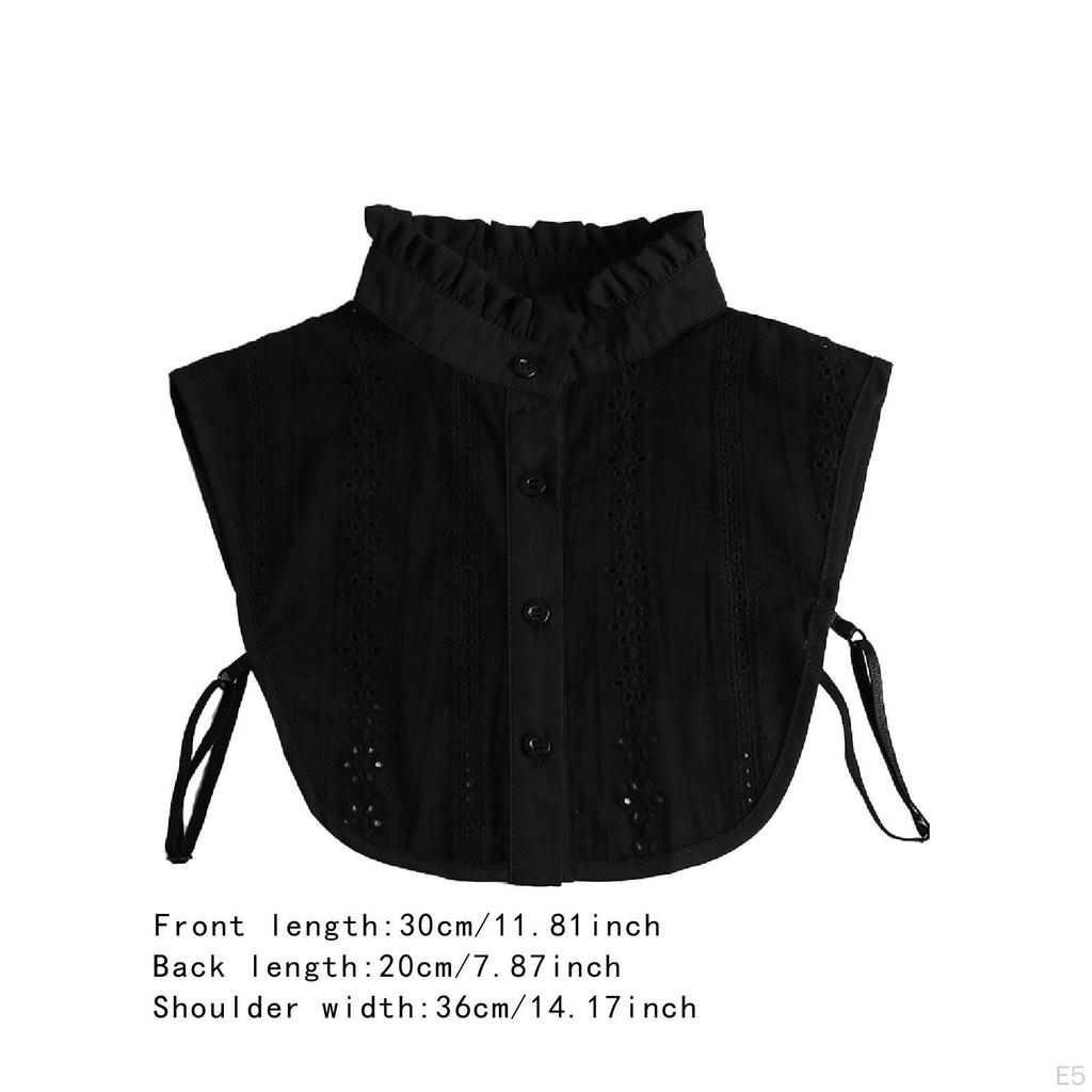 False Collar for Ladies Decorative Versatile Fashion Jacquard Faux