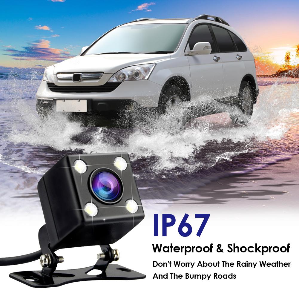 Автомобильный видеорегистратор AZDOME M01 Pro с 2 камерами переднего и заднего вида, разрешение 1080P, 3-дюймовый IPS-экран с картой памяти 64 ГБ, ночное видение, ADAS G-сенсор, круглосуточный режим парковки