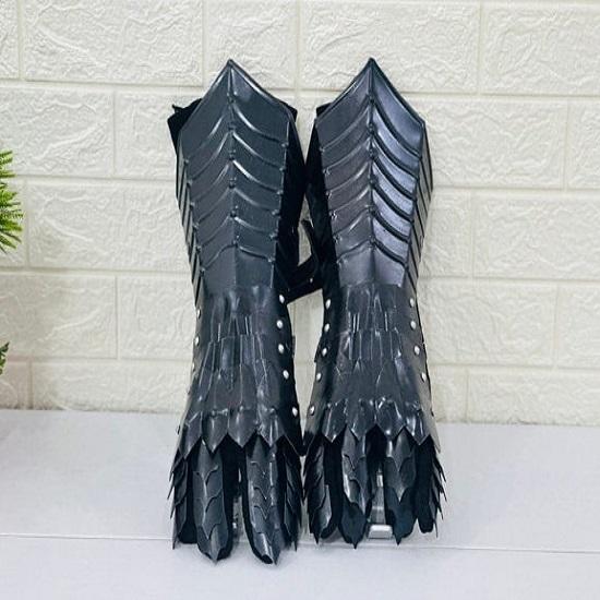 Средневековый набор перчаток Nazgul, рукавицы Ringwraiths, LARP, набор бронированных перчаток, пара перчаток Gauntlet для костюма косплея, перчатка, SCA
