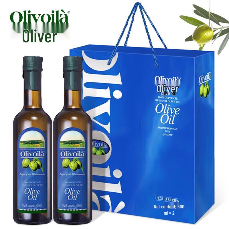 Olivoila Extra Virgin Olive Oil (500ml x 2, Gift Pack)