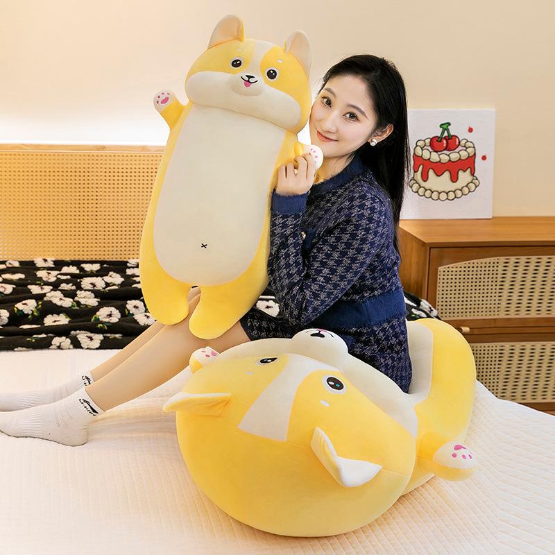 Sub butt corgi plush toy girls sleeping throw pillow baby side sleeping pillow sofa cushion