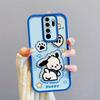 KEYSION Shockproof Case for Redmi Note 8 Pro with Lanyard Silicone Cute 3D Cartoon Doll Phone Cover for Redmi Note 9 Pro 9S