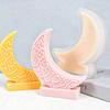 Moon Candle Silicone Moulds Handmade Candle Molds Moon Shaped Resin Casting Molds DIY Baking Molds Home Decorations