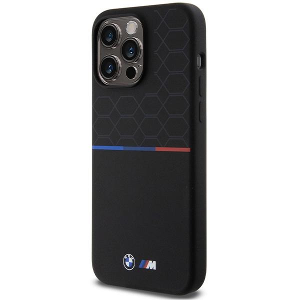 BMW Bmhmp15X22Smpk Iphone 15 Pro Max6.7 Czarny/Black Hardcase M Wzór Silikon Magsafe