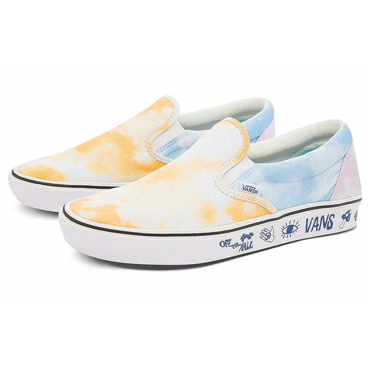 Vans Кроссовки-слипоны ComfyCush Pastel Tie Dye унисекс, разноцветные, разноцветные, истинно-белые, VN0A7TNMB1Y