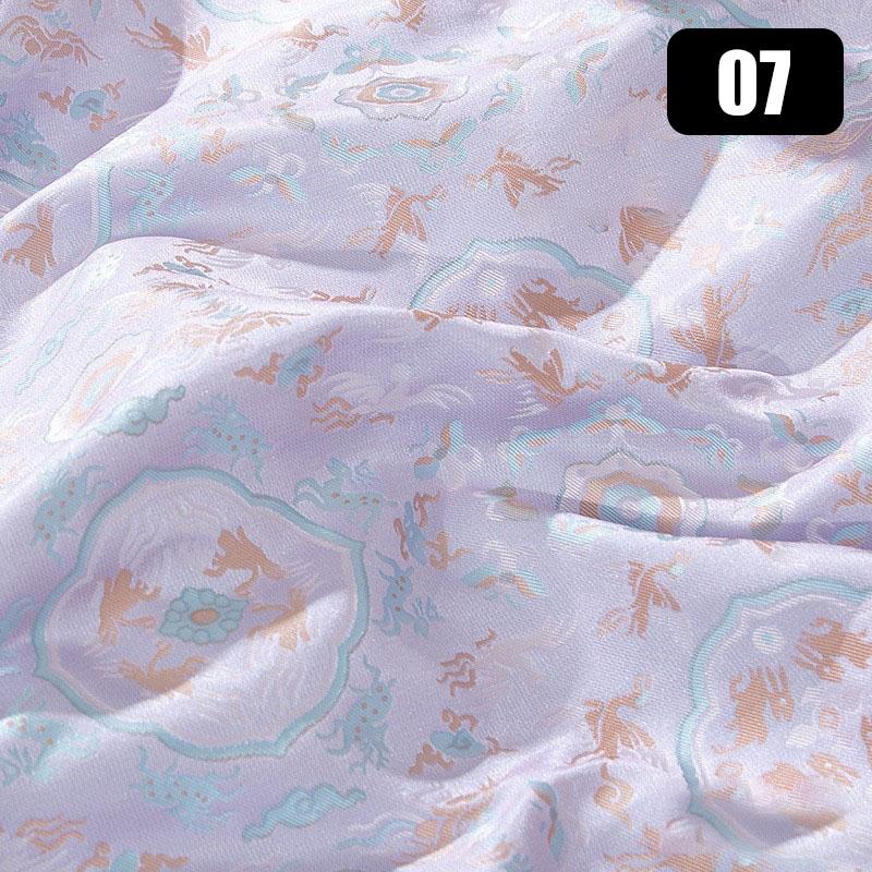 Роскошная высококачественная жаккардовая парчовая шелковая ткань для самостоятельного шитья чонсам ханьфу платье обивка одежды винтажная дизайнерская ткань