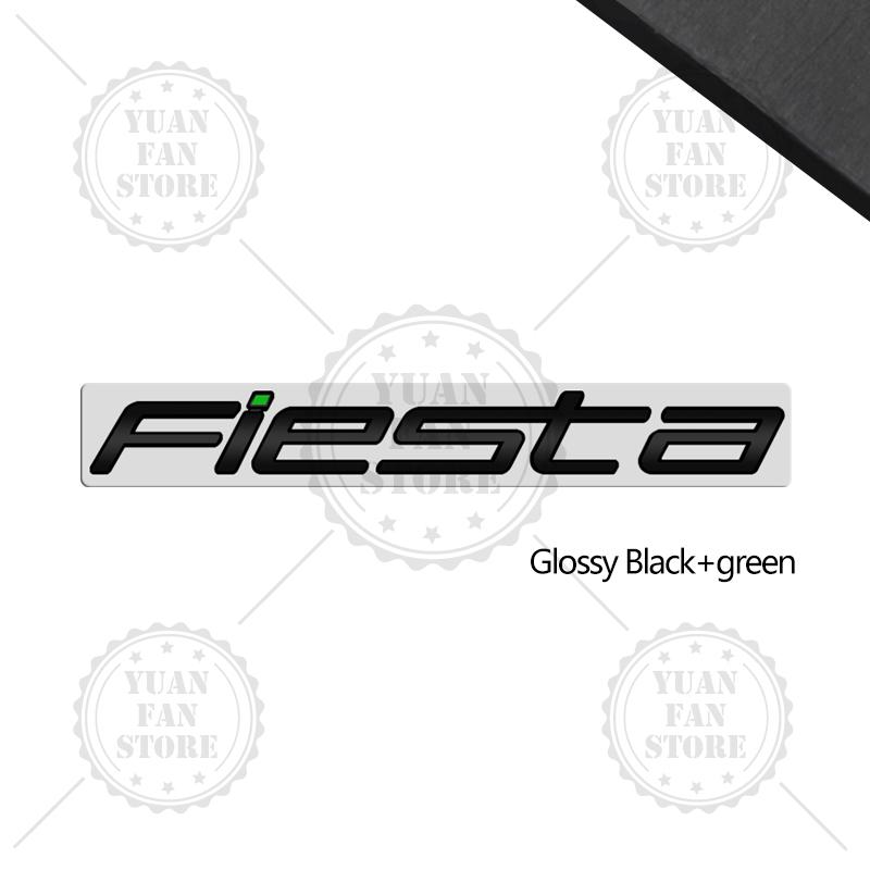 1PCS Metal Letter For Ford Fiesta ST Line New Old Styles 3D Emblem Car Rear Trunk Decals Badge Auto Accessories Styling