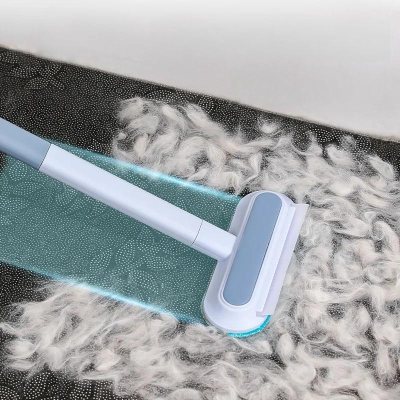 3 in 1 Pet Hair Remover Brush Long Handle Brush Pet Fur Cleaning Tool Manual Cat Dog Hair Remover Brush