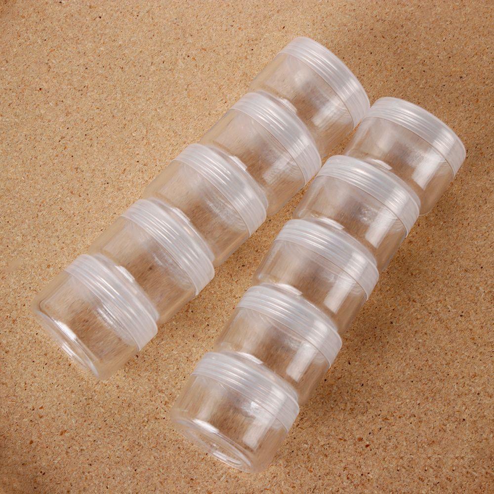 Portable Pot Packaging Can Transparent Makeup Container Sample Canisters Cosmetic Jar Storage Boxes