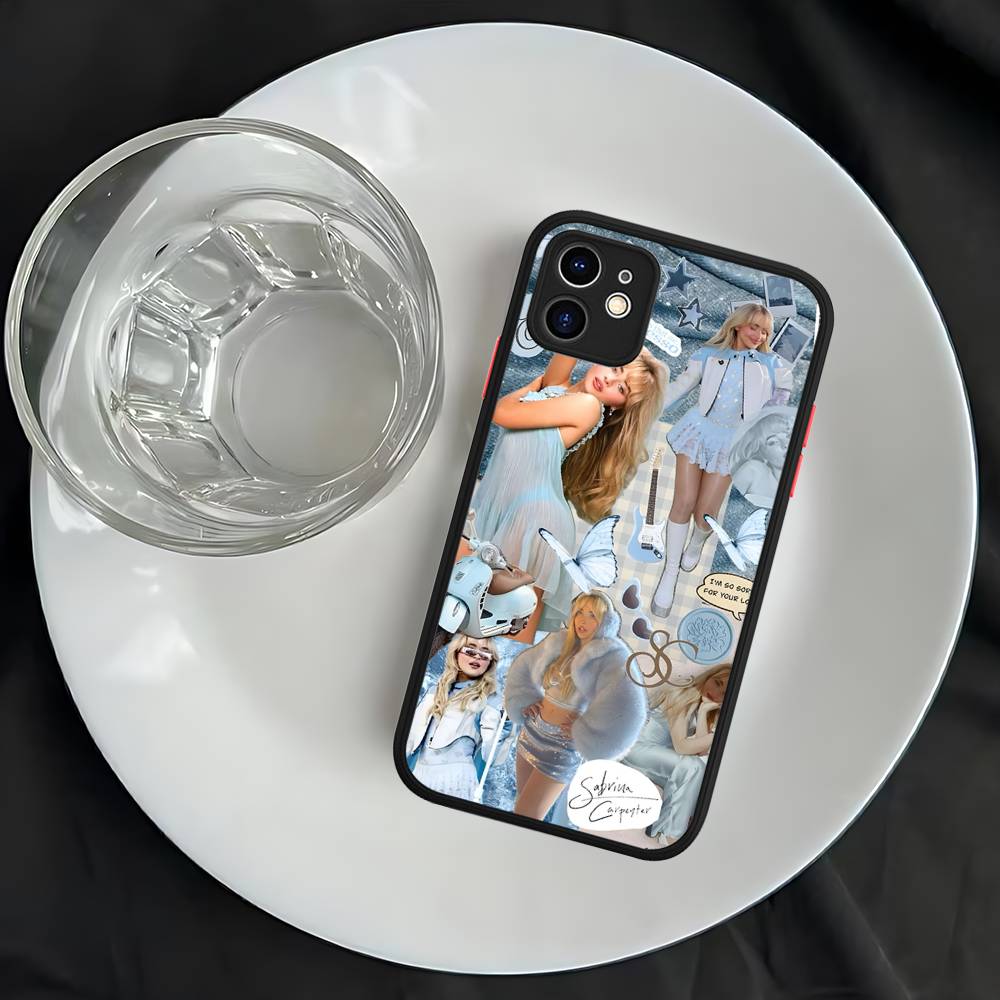 Певец S-Сабрина К-Карпентер Для IPhone 16 13 15 11 12 14 Pro Max 15 16 Plus X XS MAX Матовый чехол для телефона