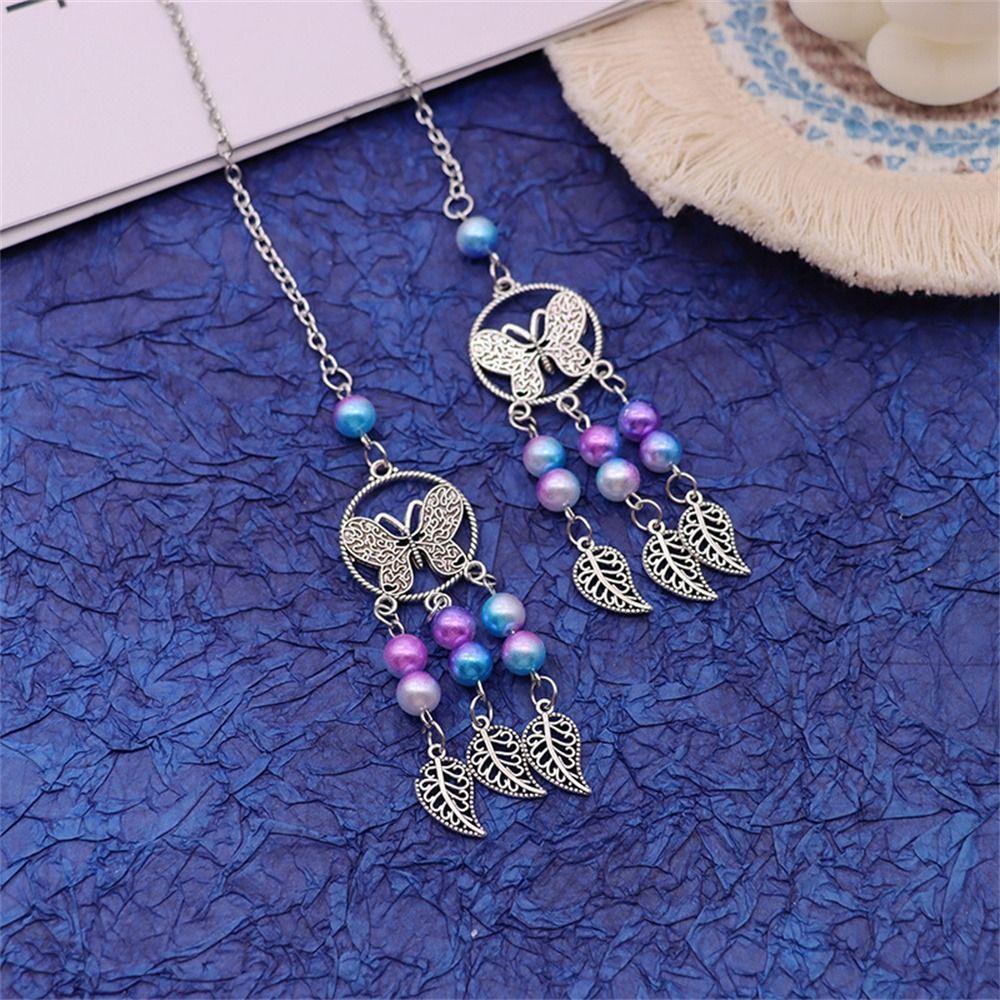 Pentagram Moon Rearview Mirror Hanging Dream Catcher Pendant Car Pendant Car Hanging Ornaments