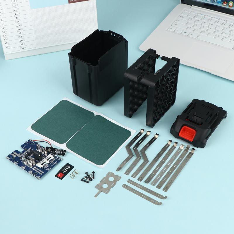 Корпус для DIY батарейного блока 18650 на 30 ячеек, 25В/42В, 60А, с платой PCB и схемой заряда, для солнечного генератора, блока питания