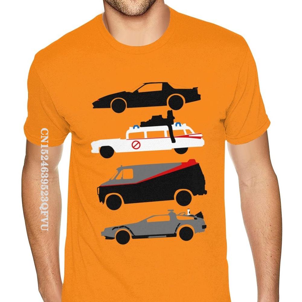 80s Car Tee Shirts Kawaii Halloween Oversized T Shirts Harajuku Boyfriend's Plus Size T-Shirts