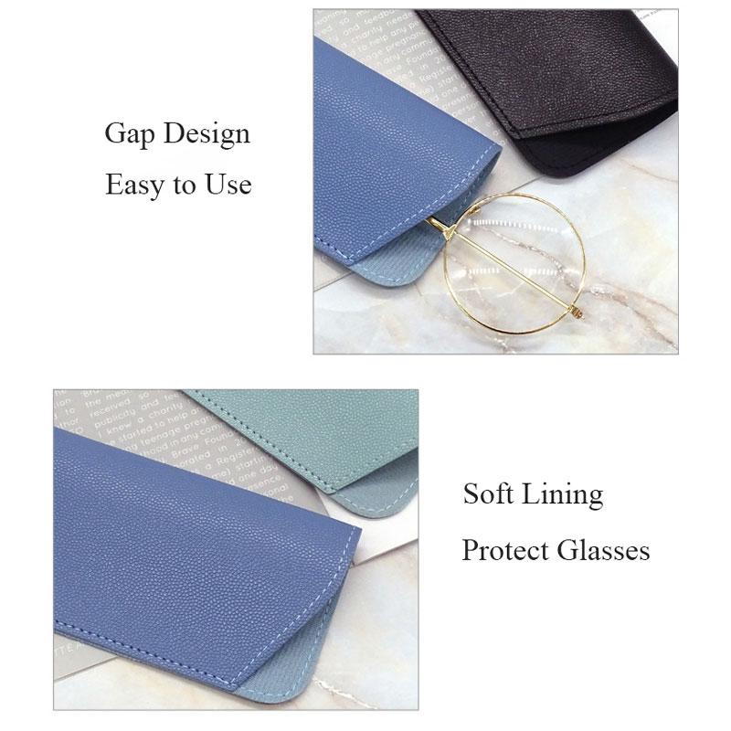 Чехол для очков из искусственной кожи, держатель для солнцезащитных очков, черный