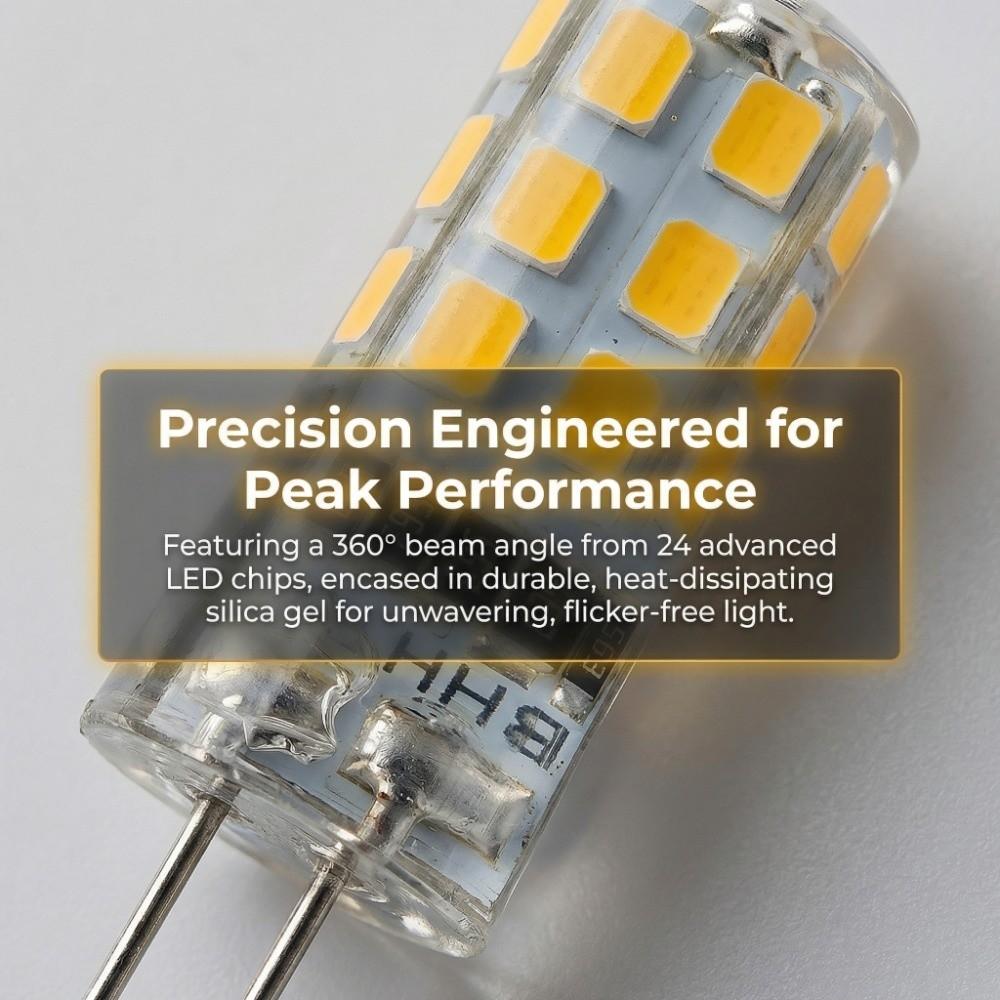 10Pcs Energy Saving Mini G4 LED Light Bulbs Warm White Corn Lamp LED Bulb Home Decoration