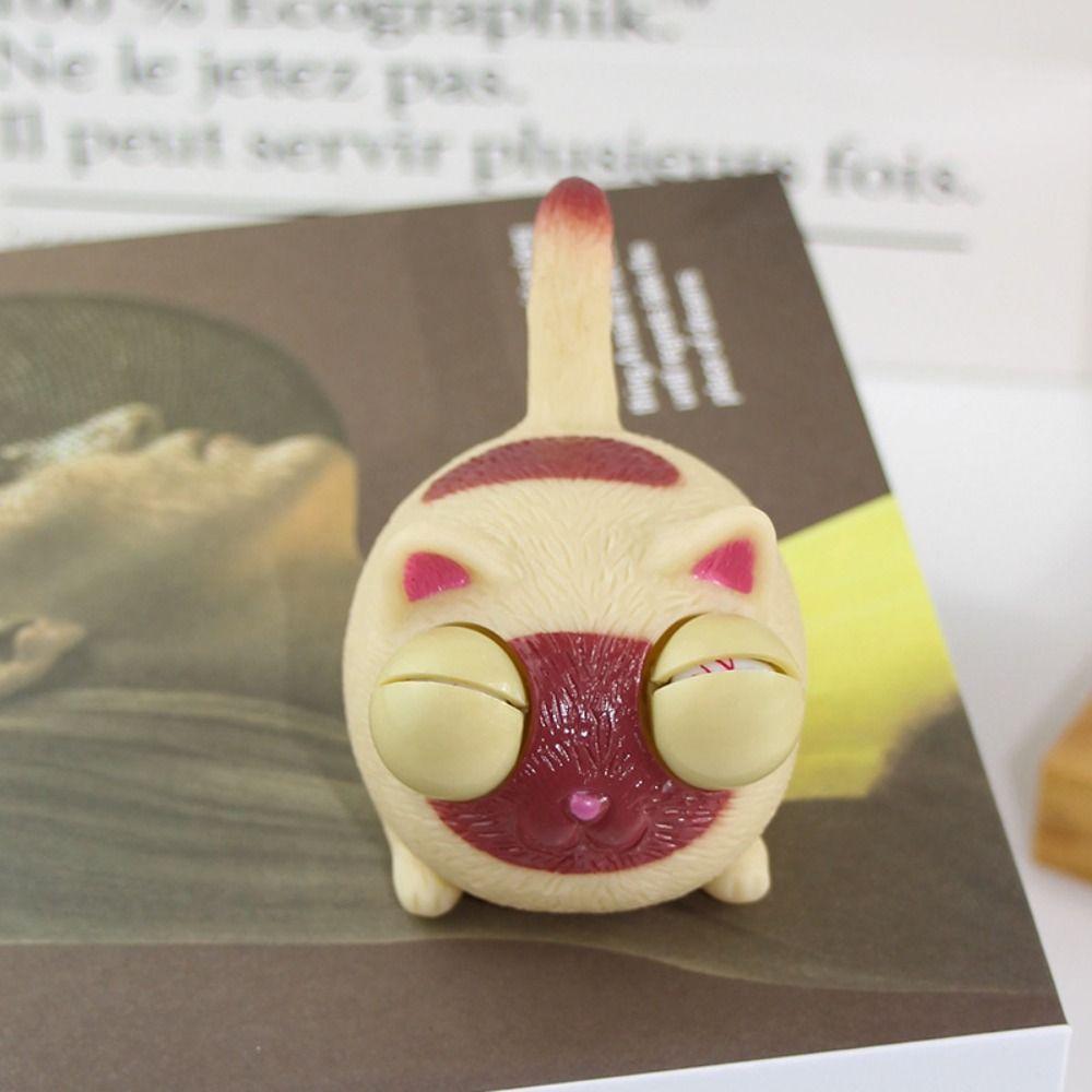 Cat Decompression Ball Fidget Squeeze Exquisite Squeezing Sensory Burst Eye Cat Cat Vent Ball Soft Squeeze