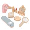 13 шт. Деревянный набор игрушек для макияжа, обучающий набор для раннего обучения, игровой набор для салона красоты из дерева для девочек