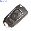 Jingyuqin 10ps For Chevrolet Cruze For Buick Regal Encore Lacrosse GL8 OPEL Insignia Astra J Zafira C Remote Car Key Cover Logo