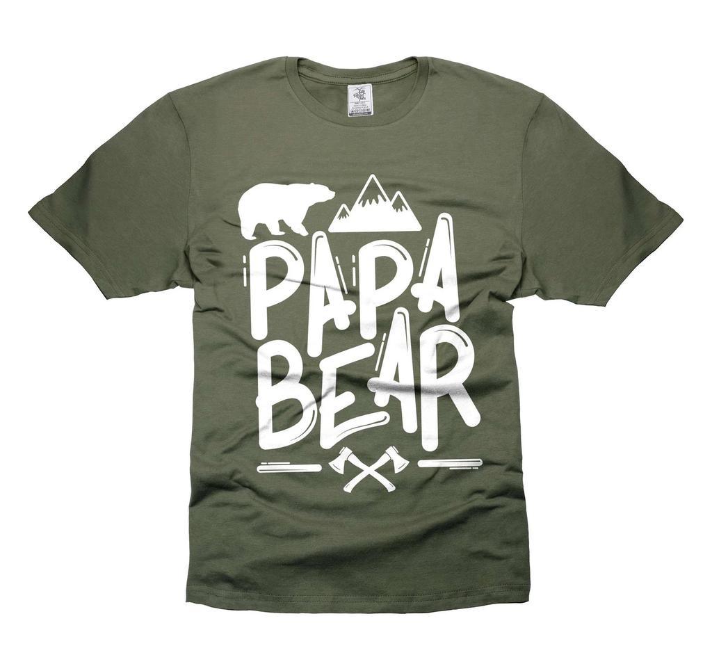 Papa Shirt Bear Shirt Father's Day Papa Tee Papa Birthday Gift Tee Papa Gift
