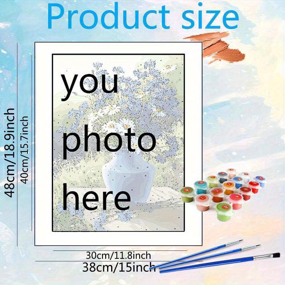 Индивидуальный набор для рисования по номерам Декомпрессионные принадлежности холст живопись Праздник 8 марта досуг развлечения методы Холст Домашний декор
